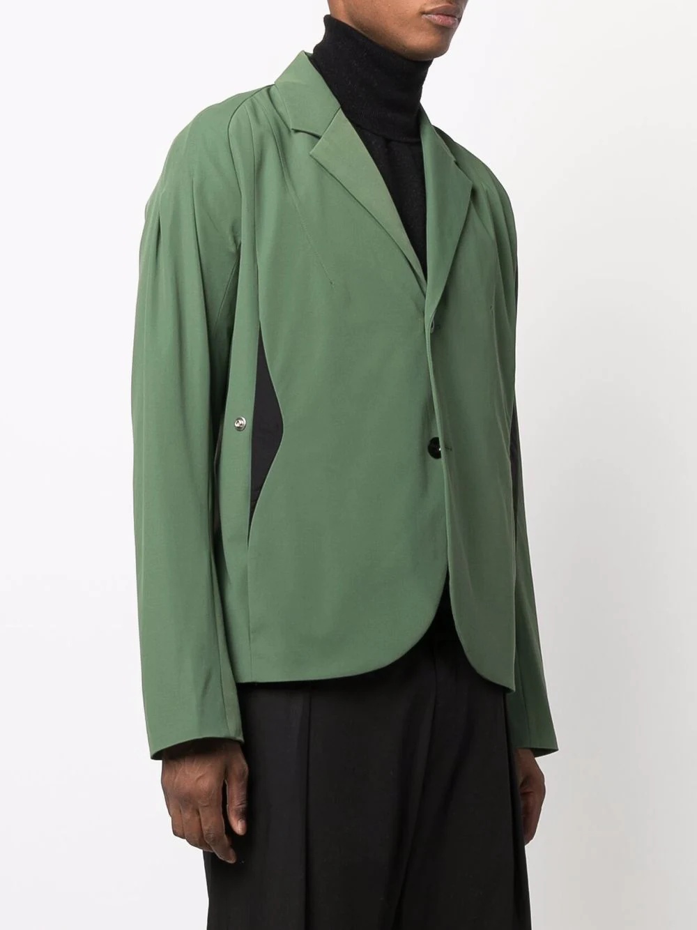notched-lapel single-breasted jacket - 3