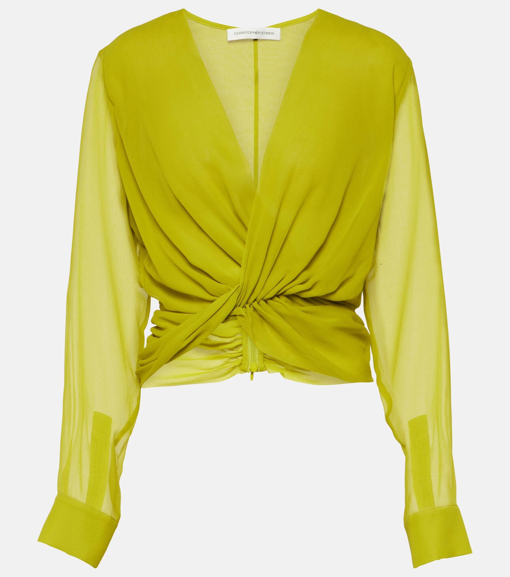 Springs silk georgette blouse - 1