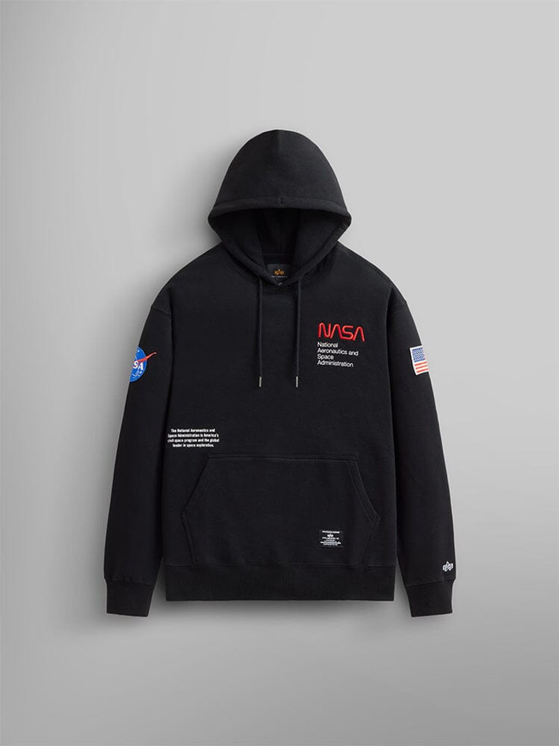 NASA WORM LOGO HOODIE 1