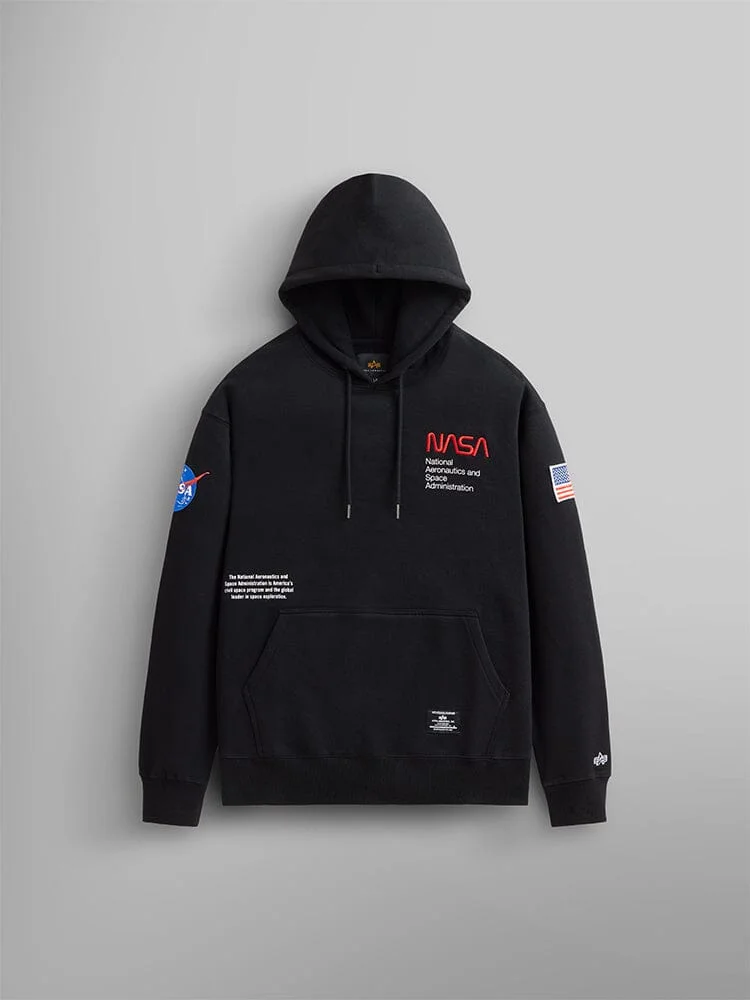 NASA WORM LOGO HOODIE - 1