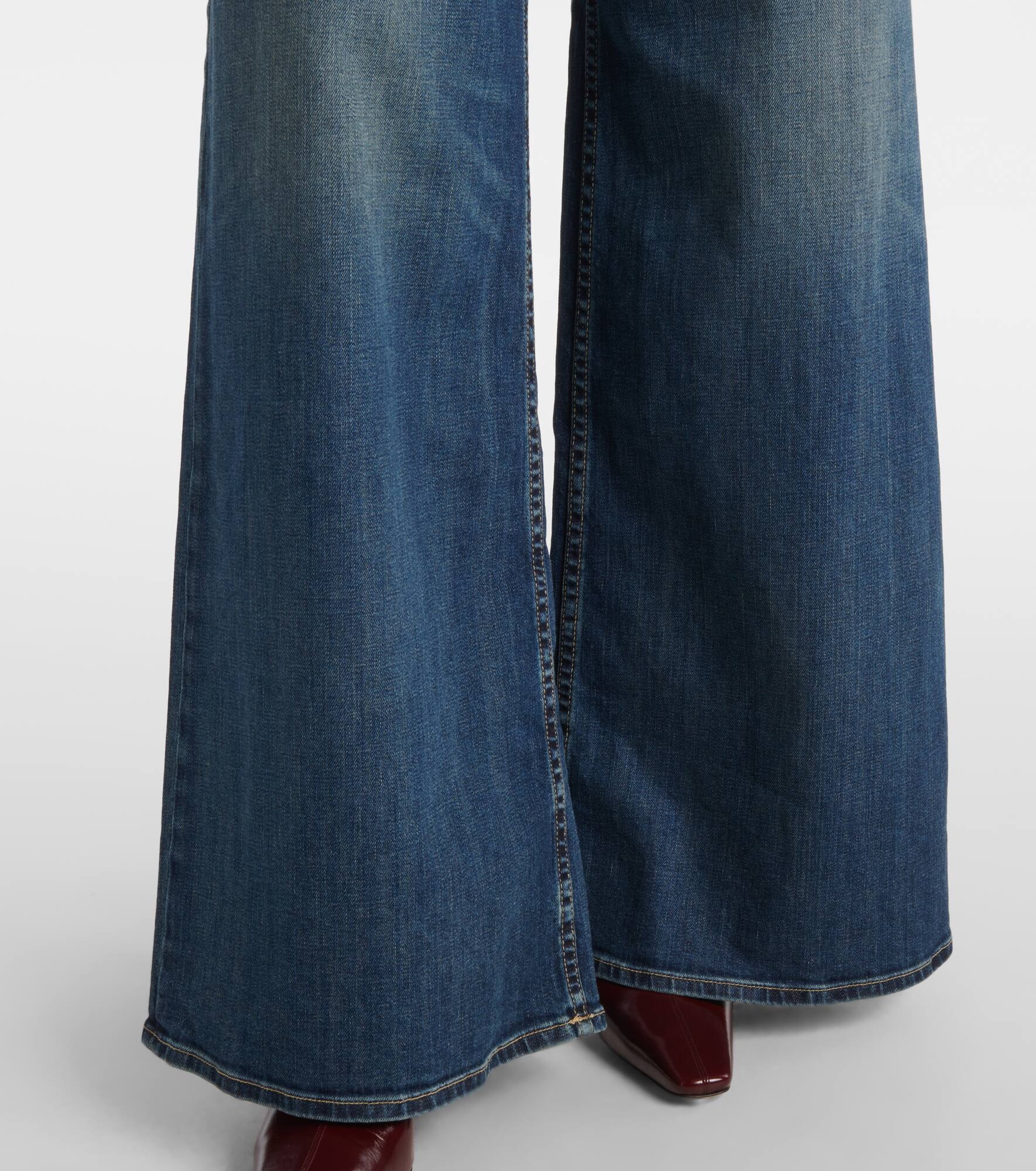 Rolland mid-rise wide-leg jeans - 5