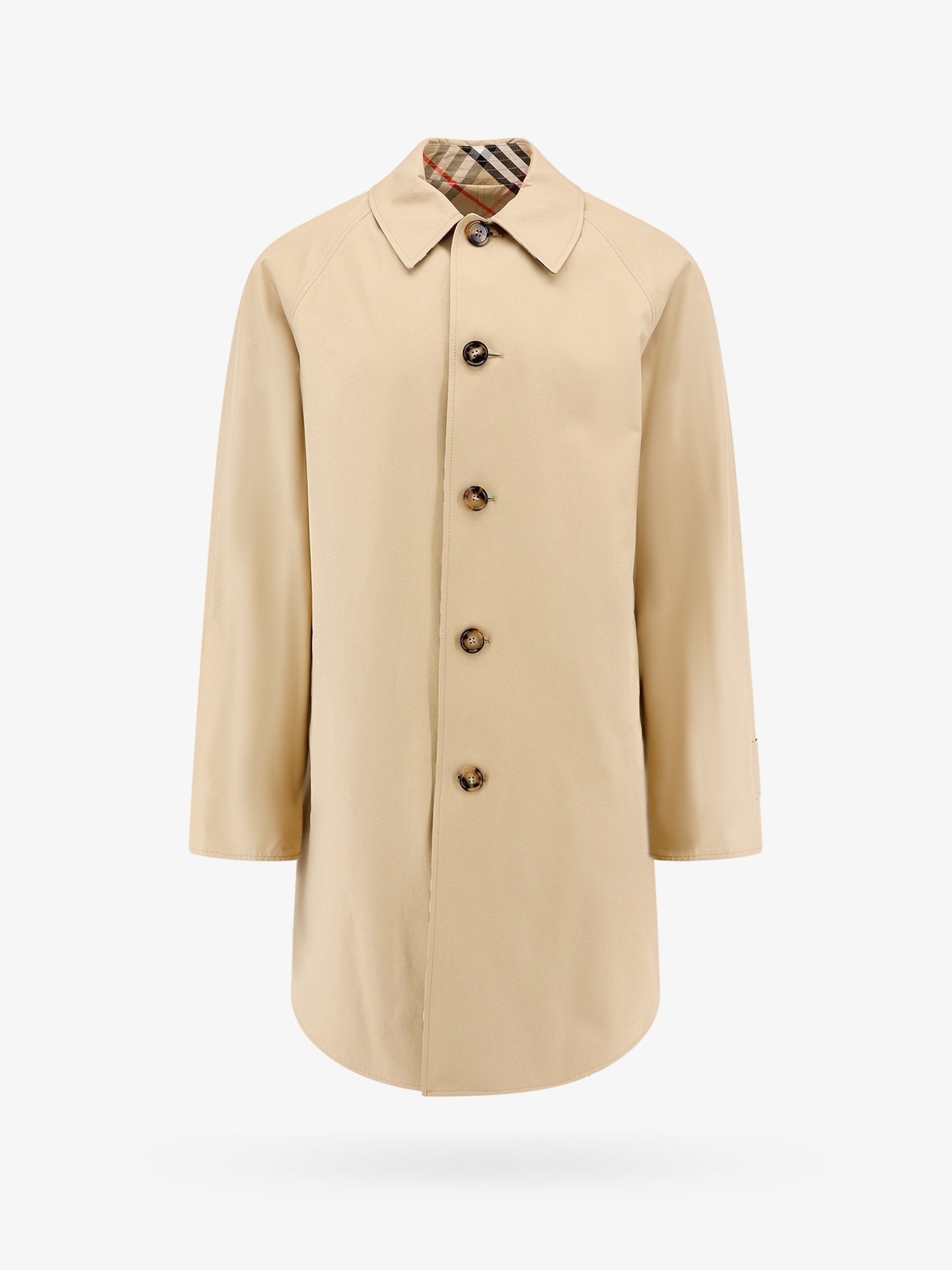 Burberry Man Trench Man Beige Trench Coats - 1