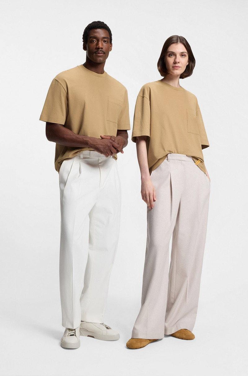 BOSS BOSS X STEIFF ALL-GENDER T-SHIRT IN COTTON outlook