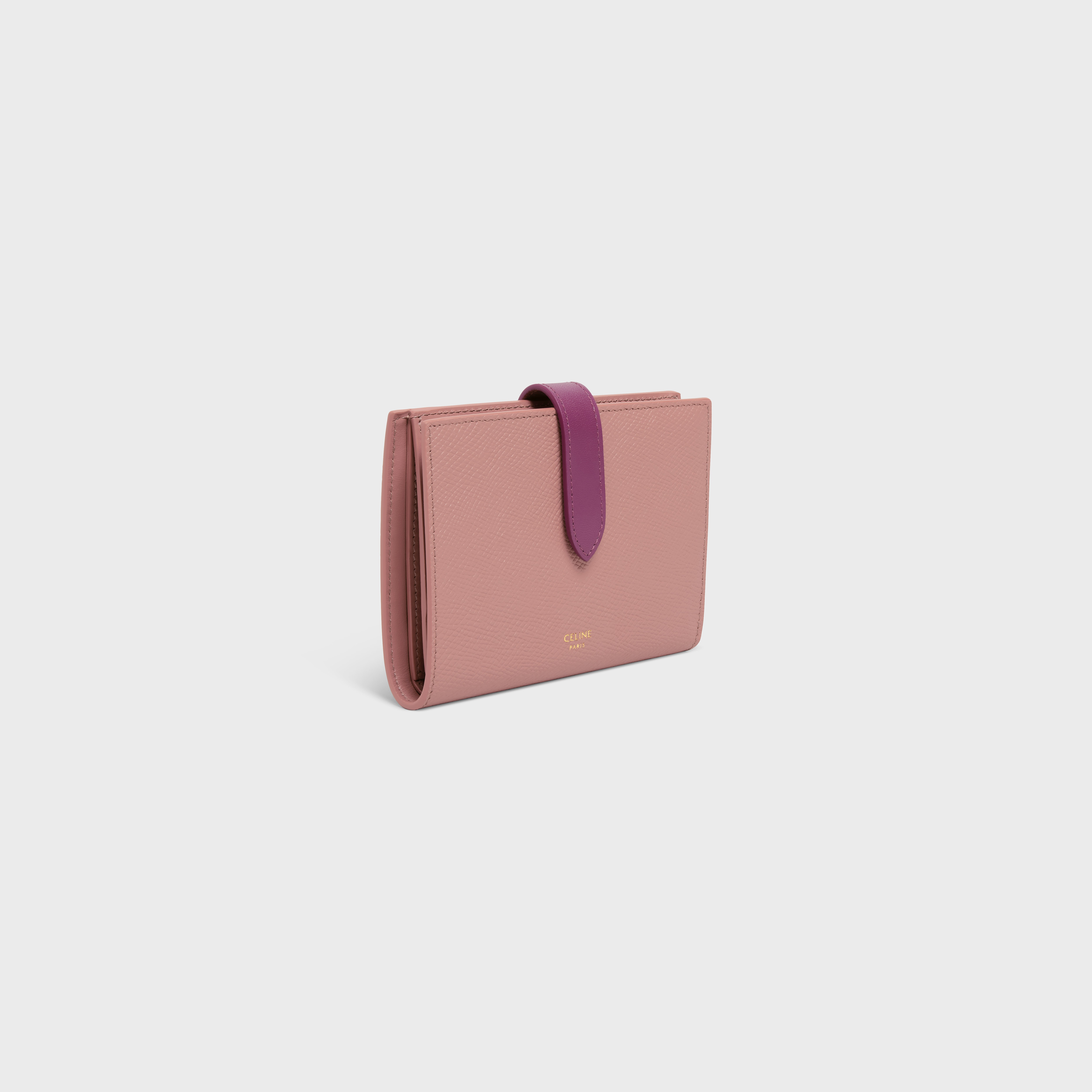 Medium strap wallet in Bicolour Grained Calfskin - 2