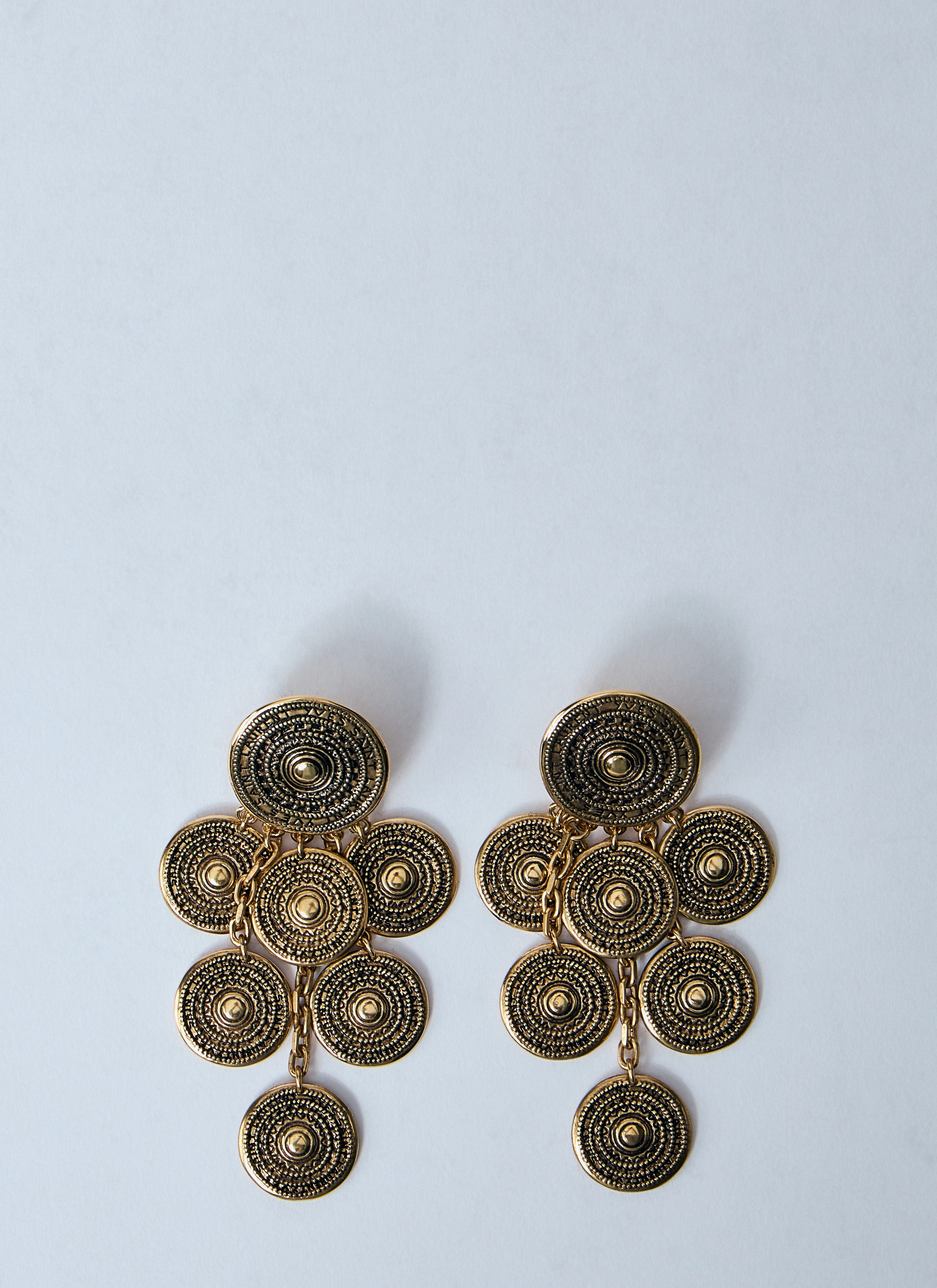 Bo Medailles Pendant Earrings - 1