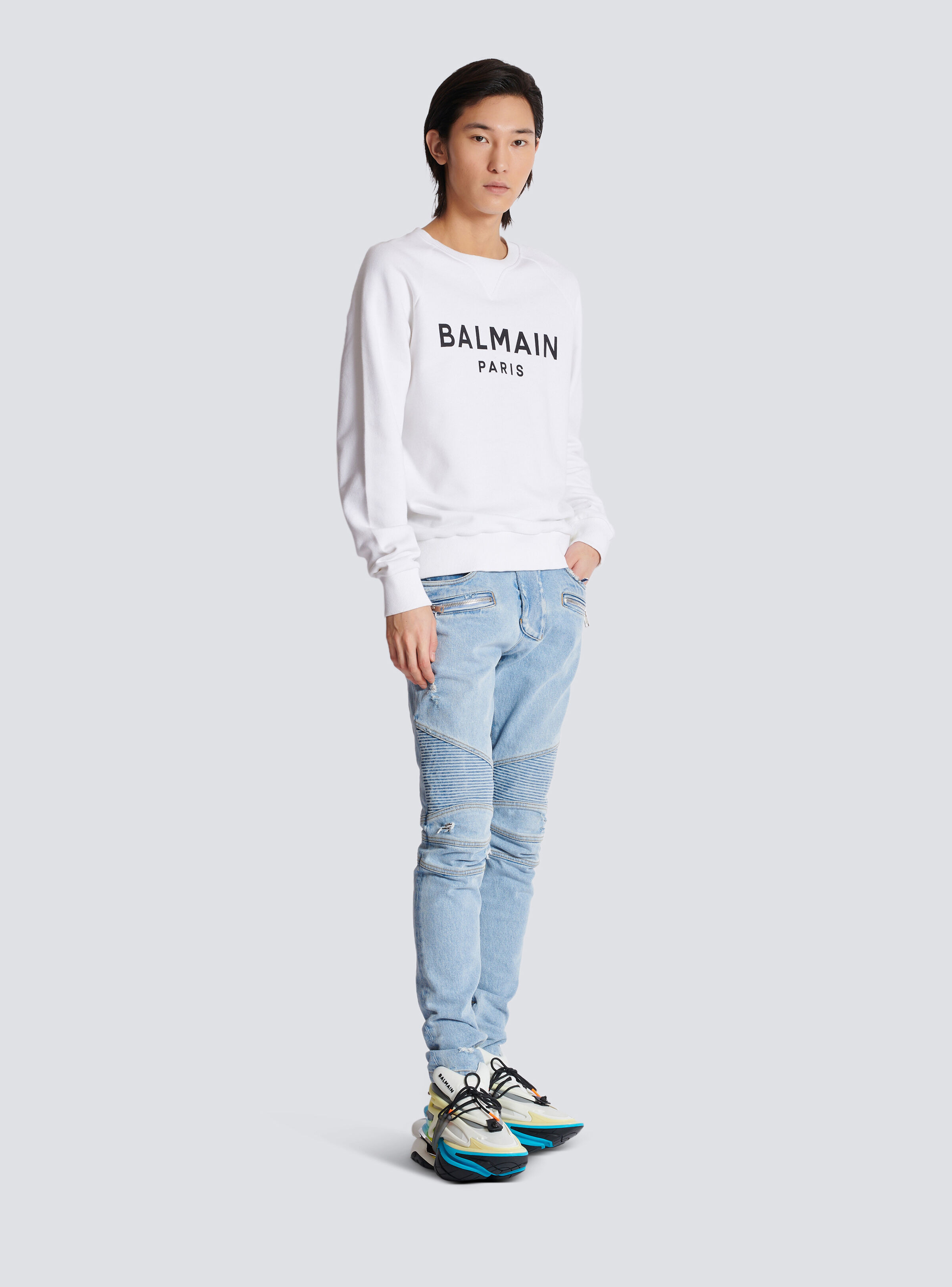 Balmain Paris printed sweatshirt - 3