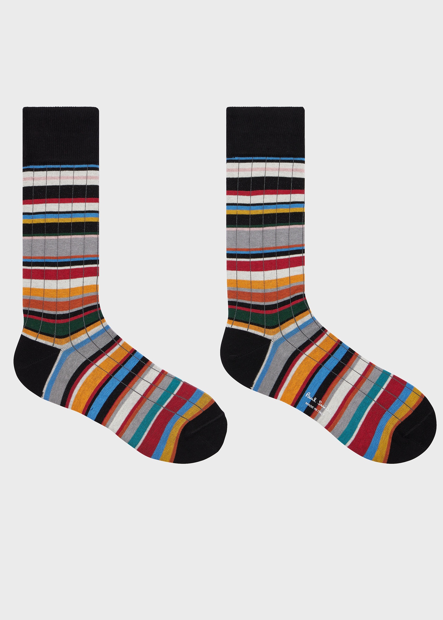 'Signature Stripe' Ribbed Socks - 2