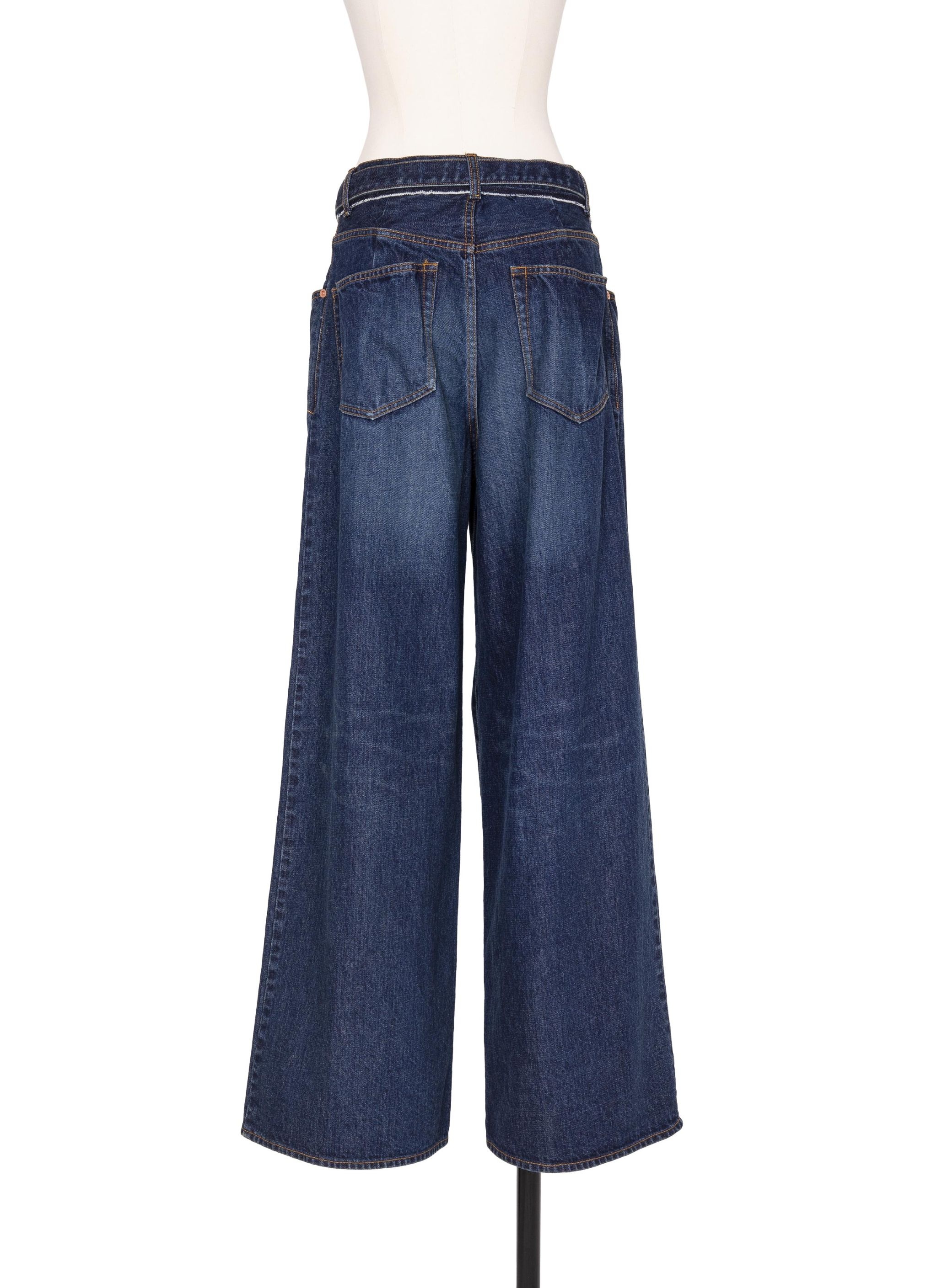 Wide Denim Pants - 3