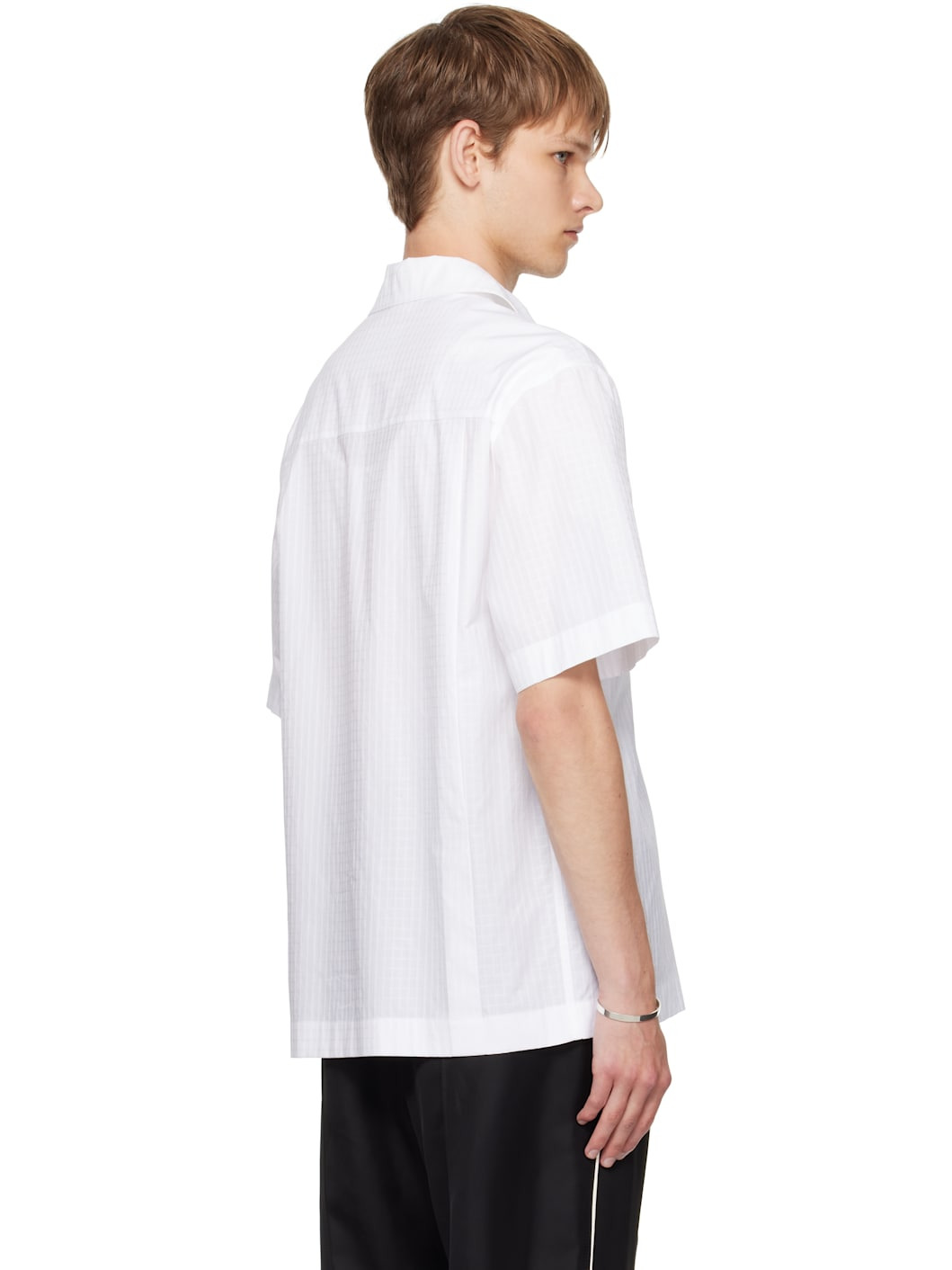 White Cotton Polo - 3