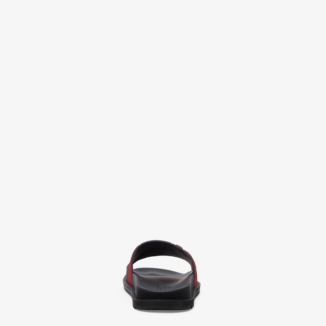 Black rubber slides - 3