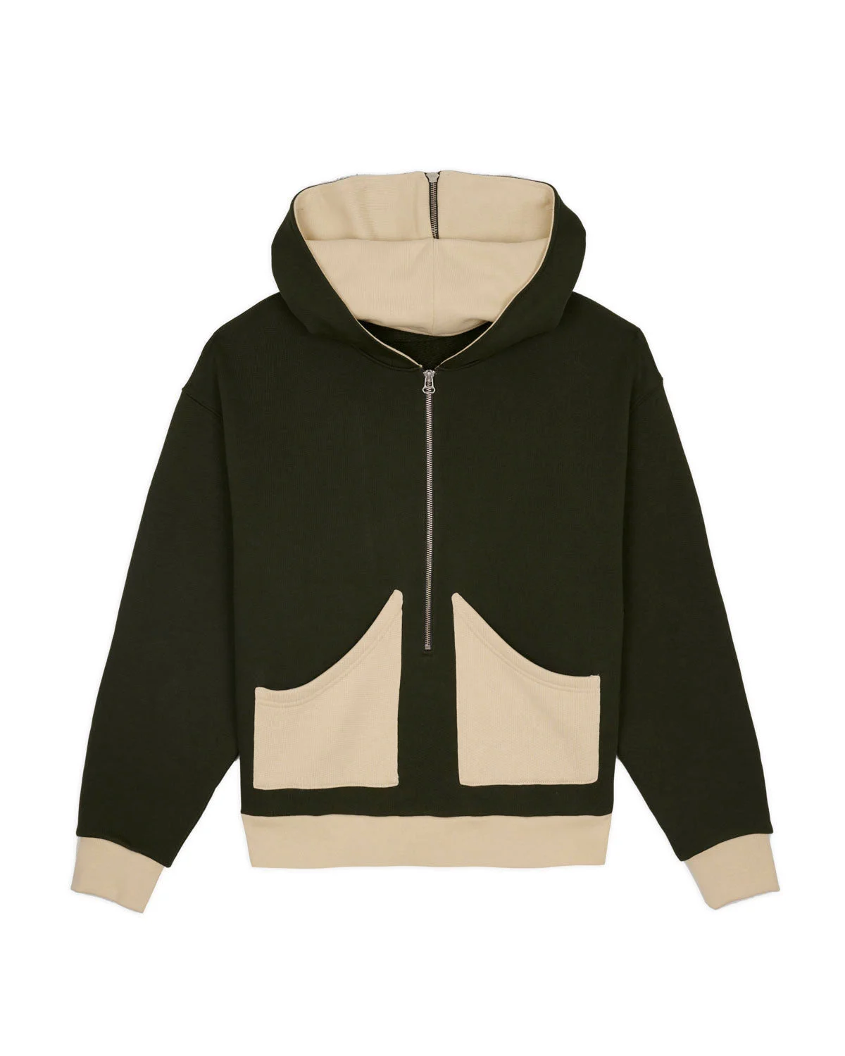 Zip Hoodie - Green - 1
