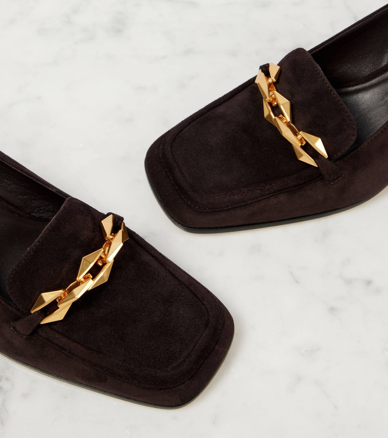 다이아몬드 Tilda 45 스웨드 slingback 펌프 5