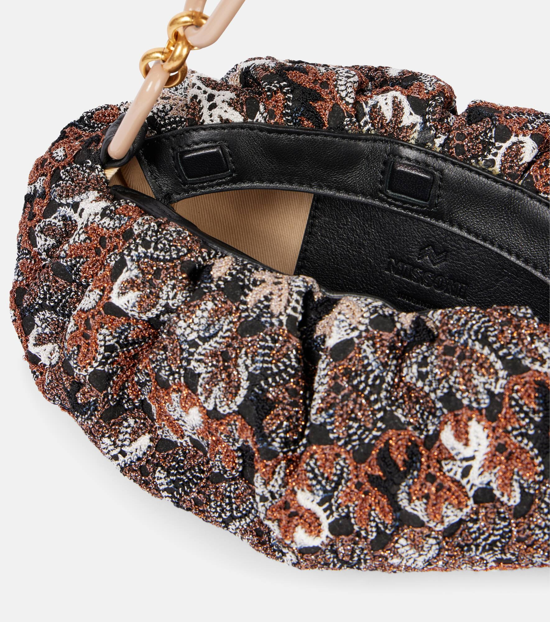 Medium beaded shoulder bag - 3