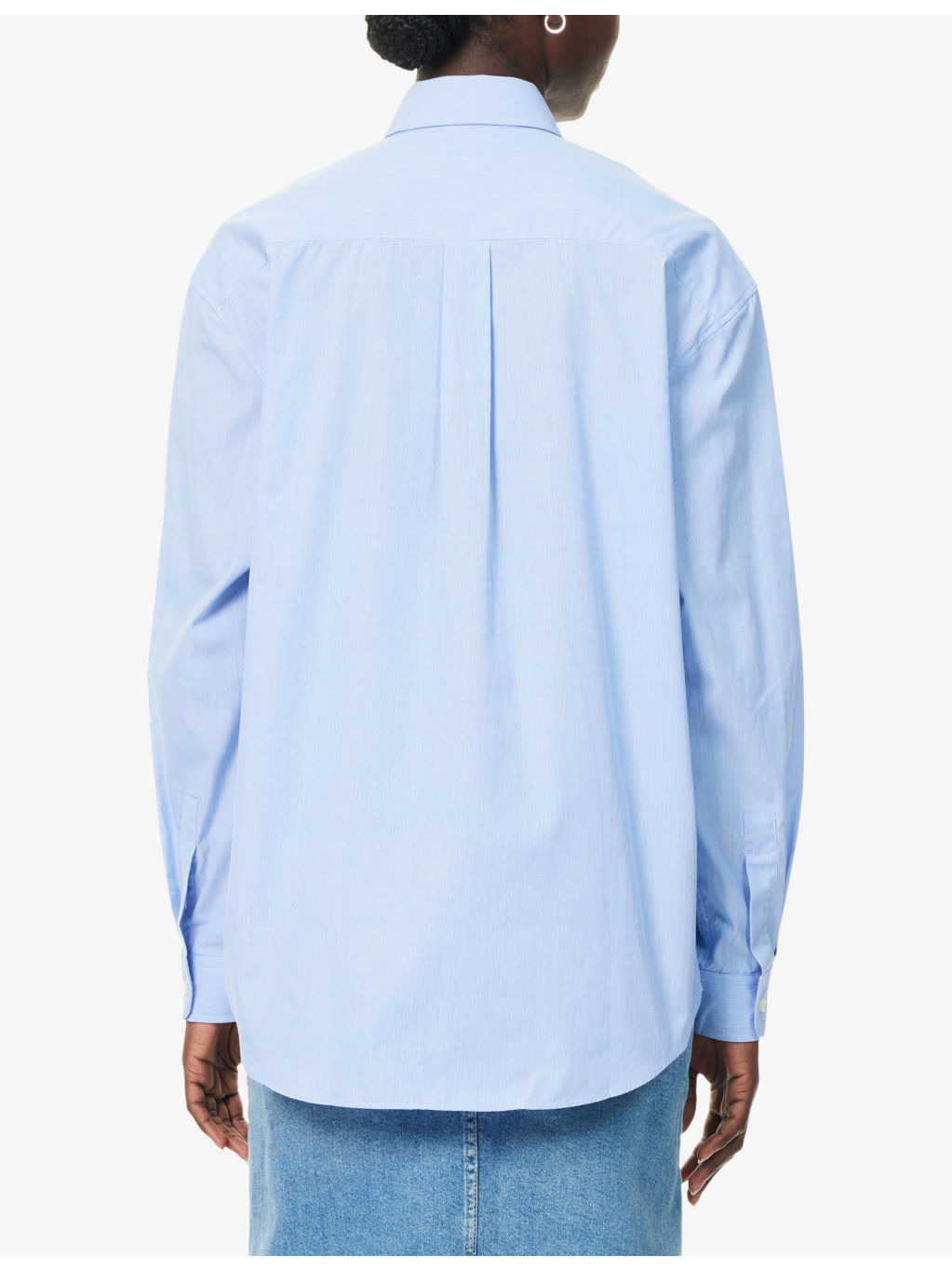 Embroidered-Logo Striped Cotton Shirt - 4
