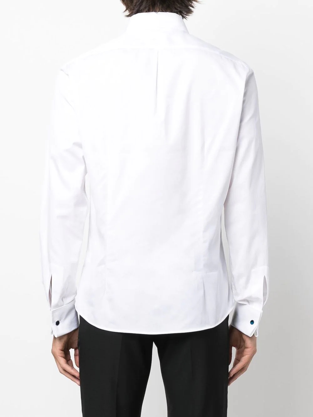 cutaway-collar button-up shirt - 4