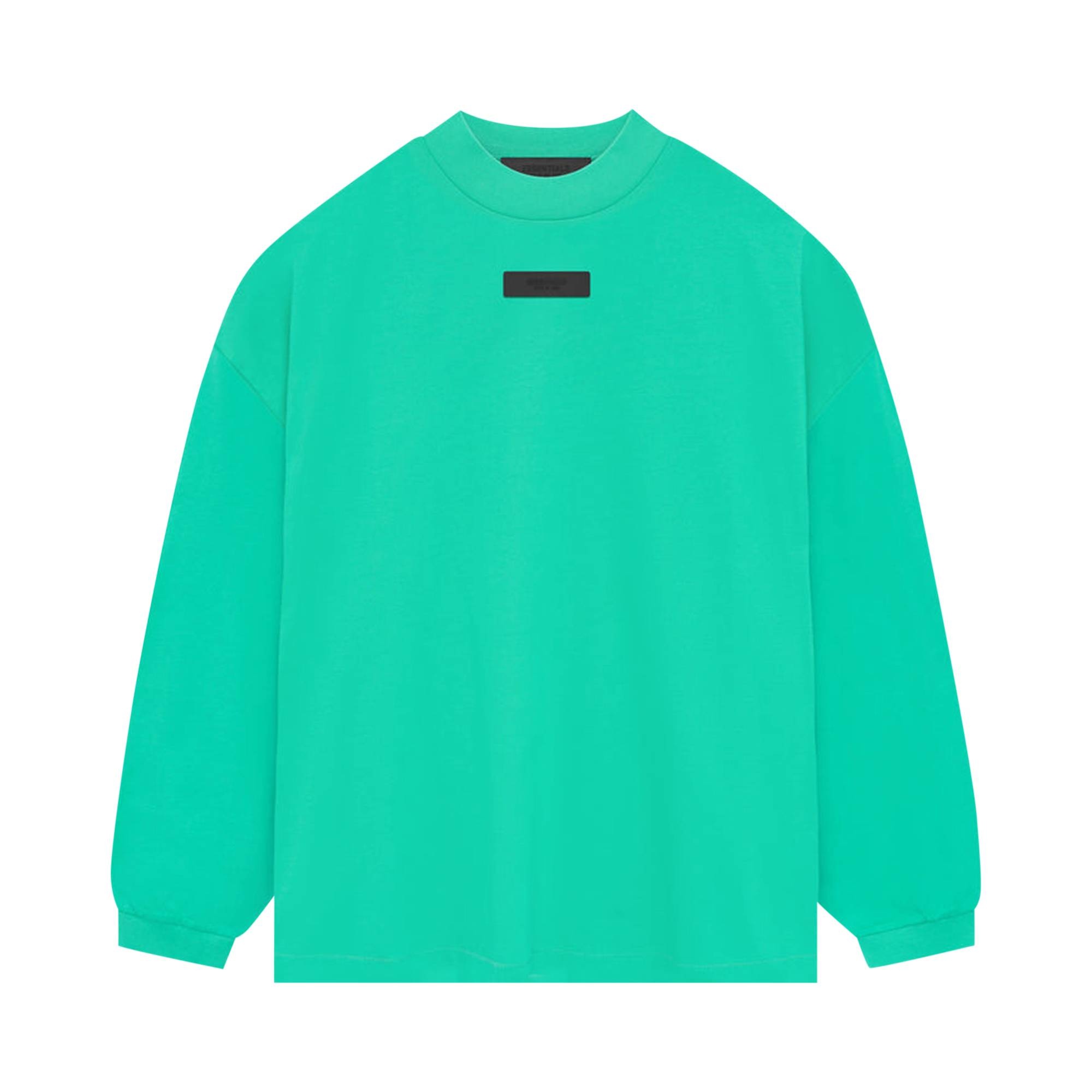 Fear of God Essentials Long-Sleeve Tee 'Mint Leaf' - 1