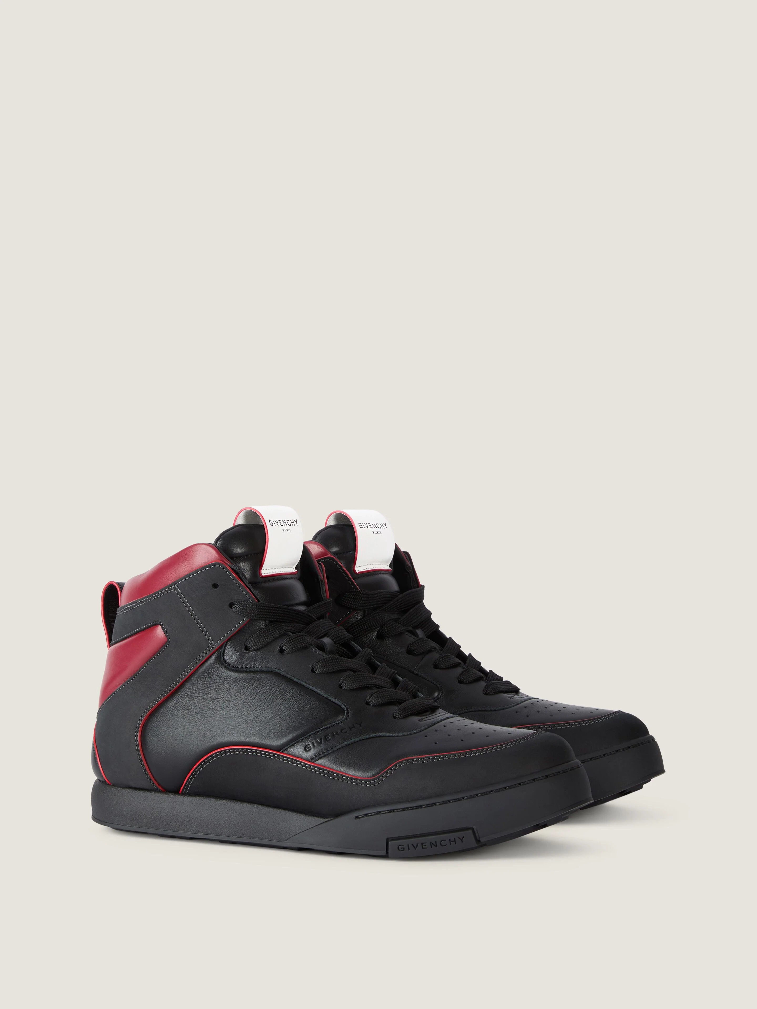 GIVENCHY YARD HIGH-TOP SNEAKERS IN LEATHER - 1