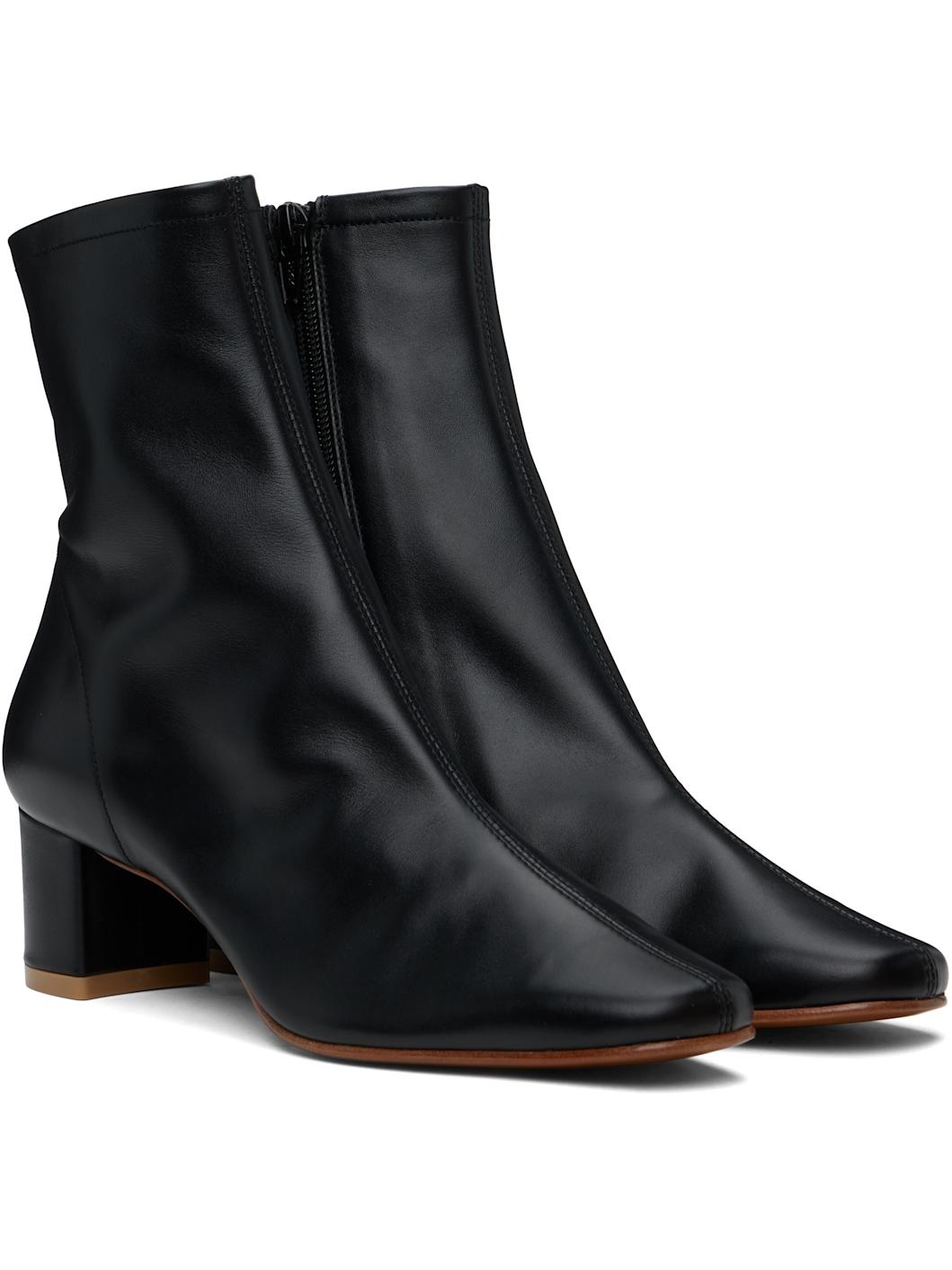 Black Sofia Boots - 4