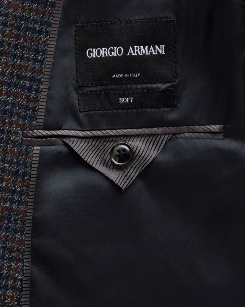 Men's Wool-Cashmere Plaid Sport Coat 6