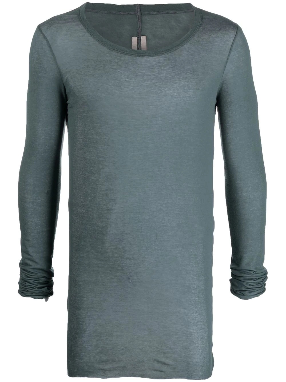 exposed-seam long-sleeve T-shirt - 1