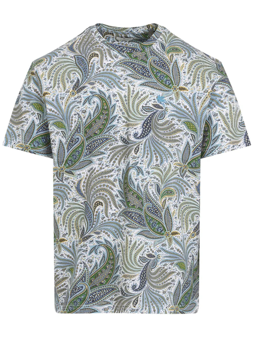 Etro Men T-Shirt With Paisley Print - 1