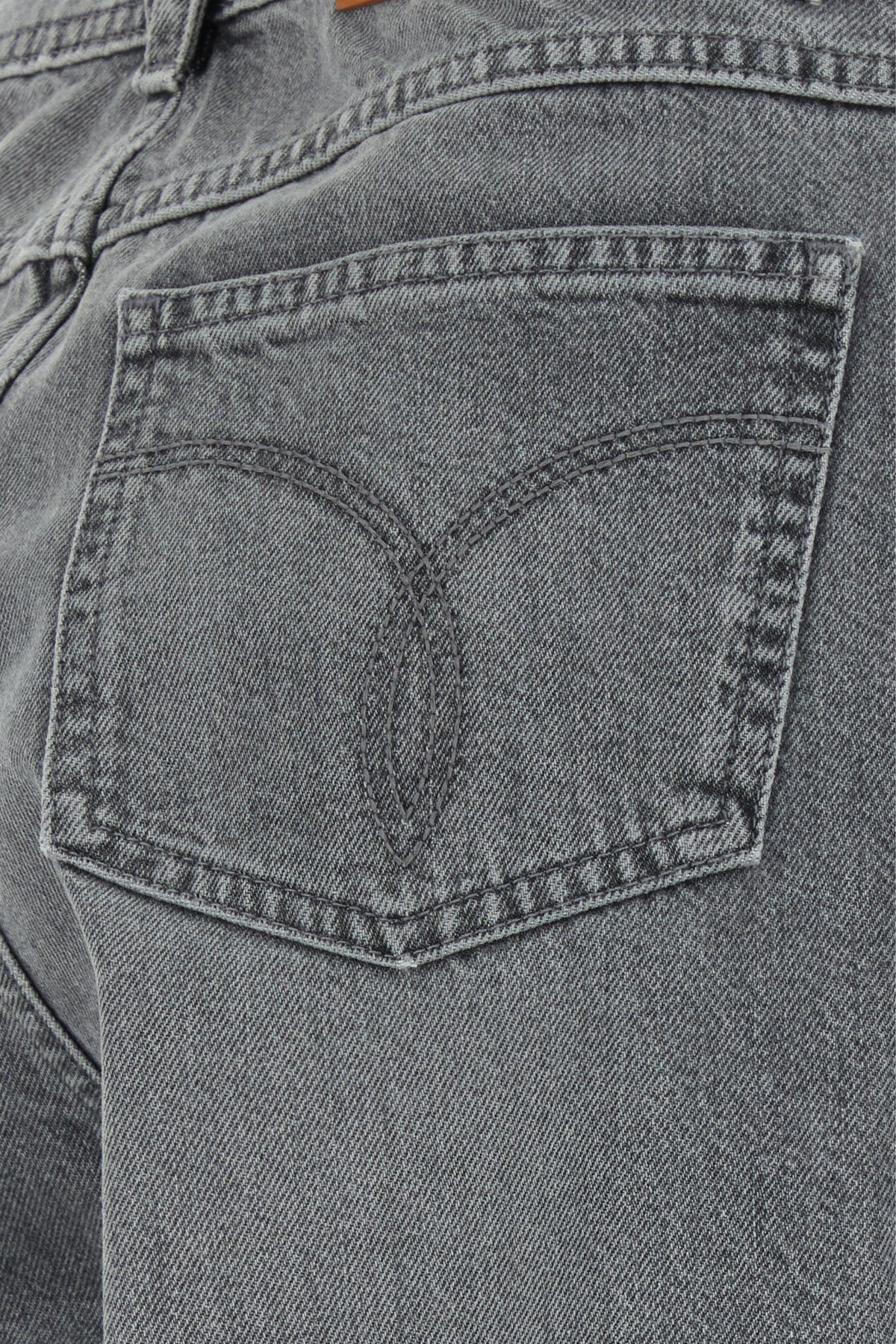 Dark grey denim jeans - 5