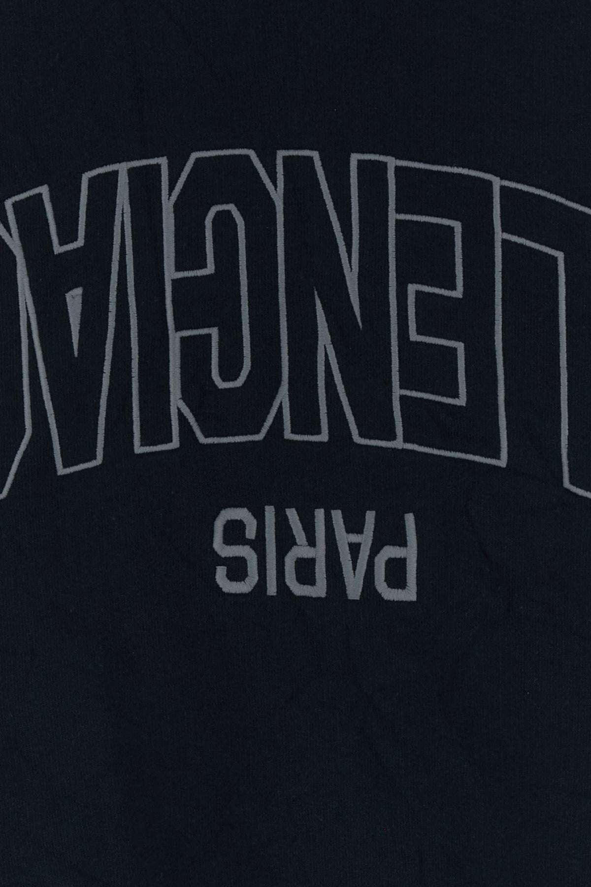 Black cotton sweatshirt - 3