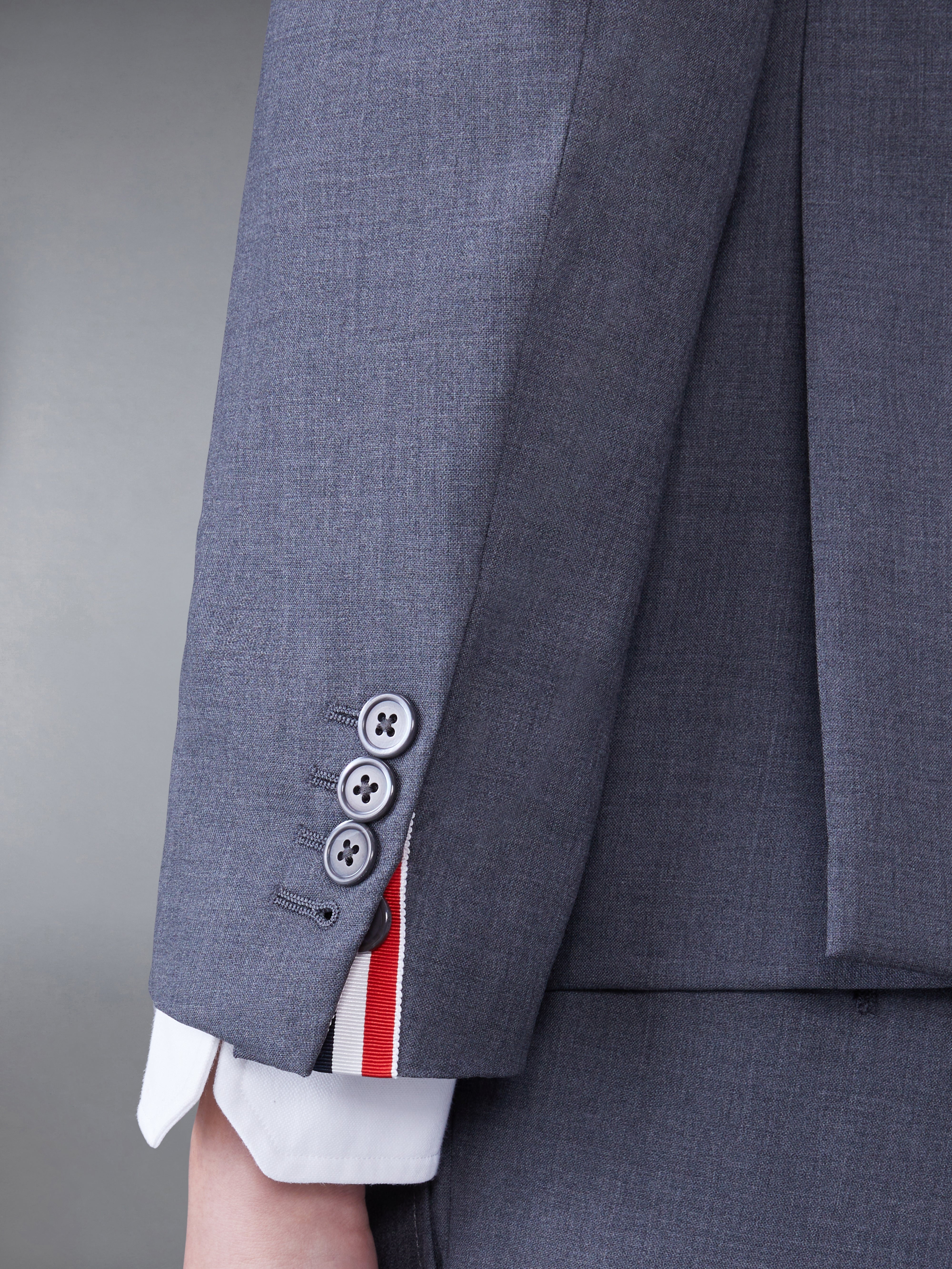 PLAIN WEAVE SUITING 4-BAR CLASSIC SPORT COAT - 4