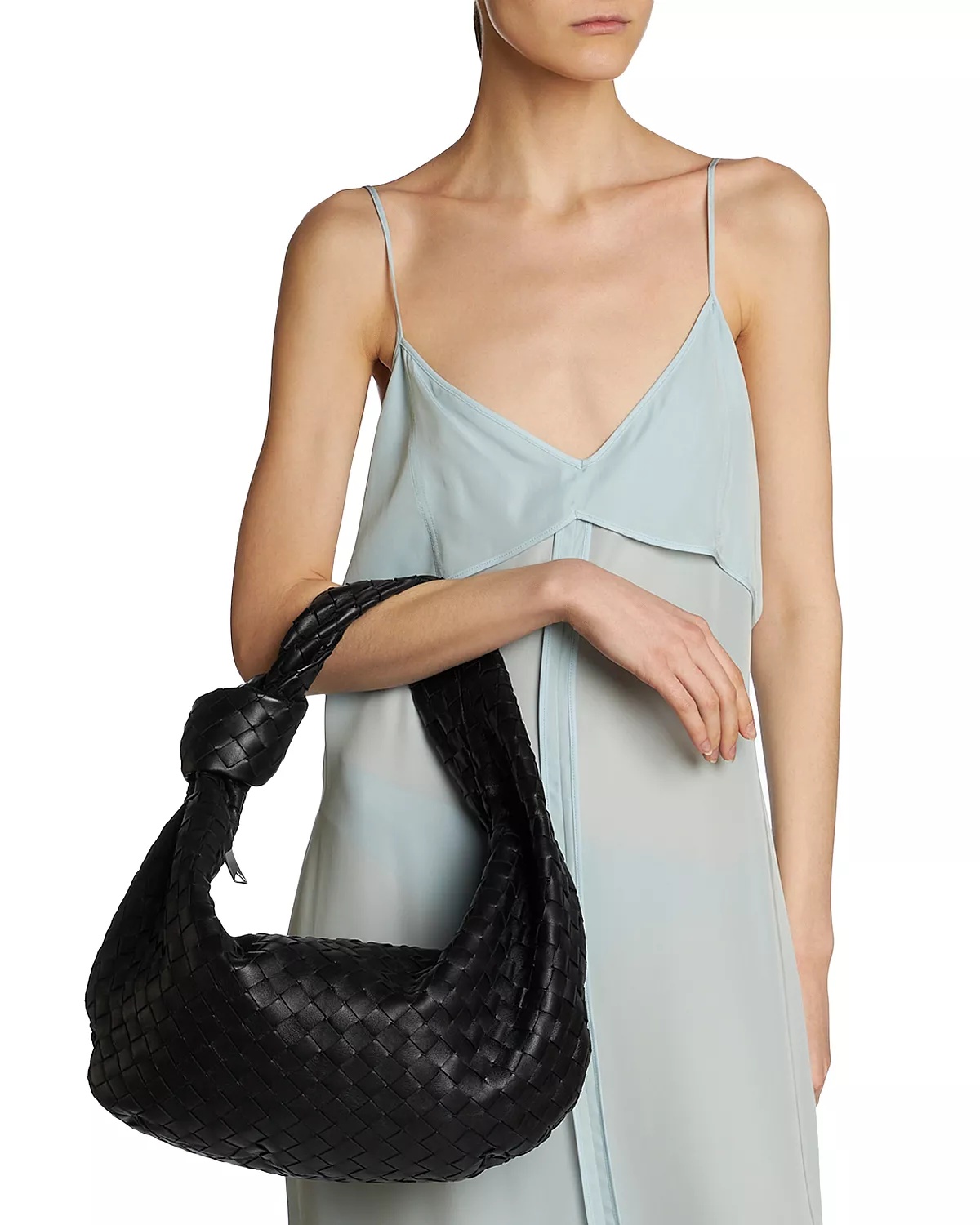 Jodie Small Intrecciato Leather Hobo - 2