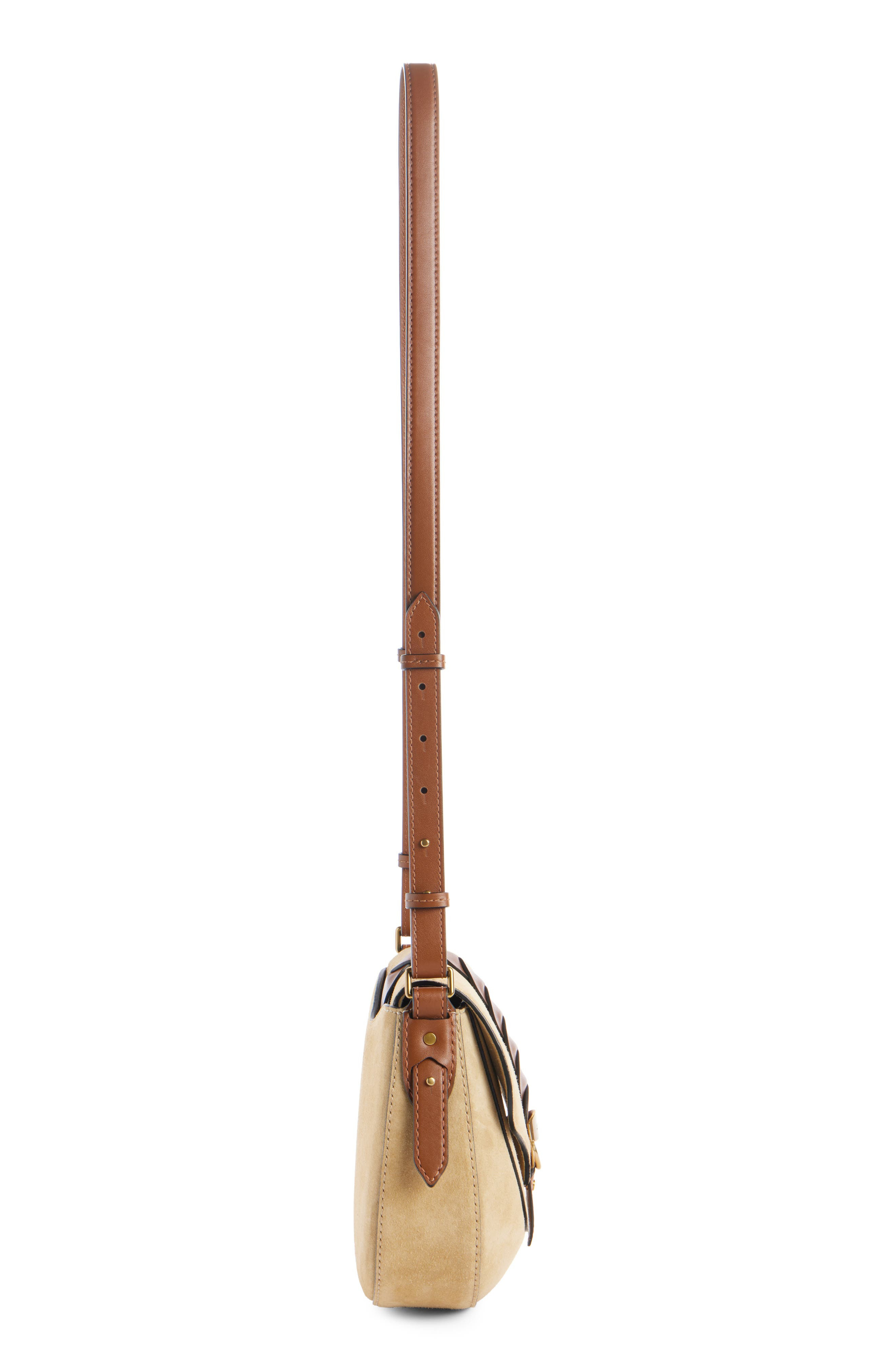 Isabel Marant Small Altay Suede Shoulder Bag in Beige at Nordstrom - 5