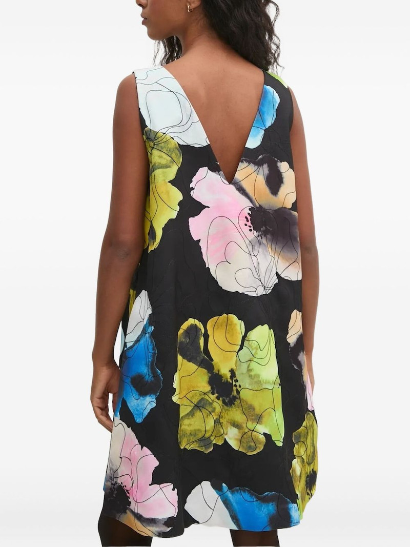STINE GOYA Watercolor Bloom floral-print mini dress outlook