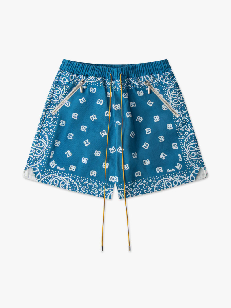 RHUDE BANDANA SHORTS 1