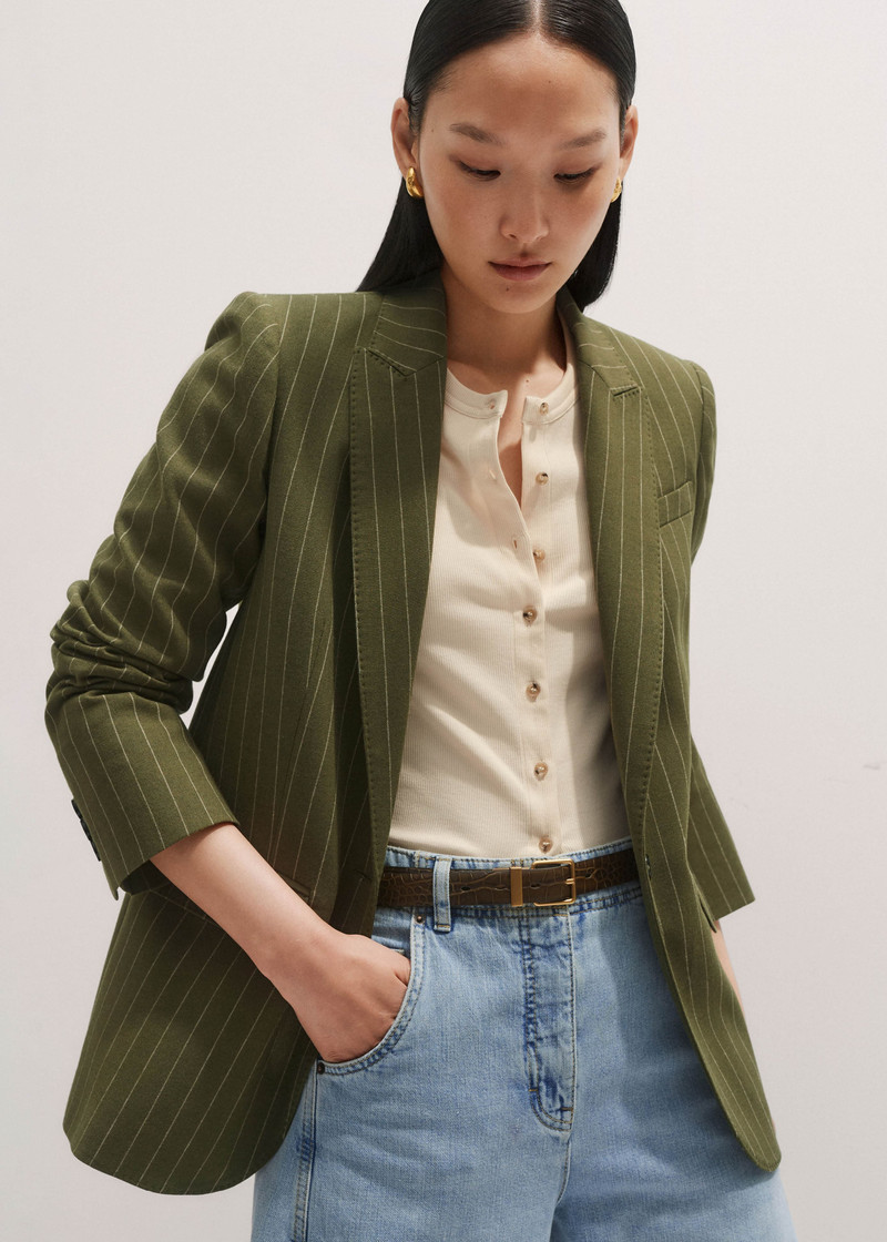 Sharp Shoulder Blazer 3