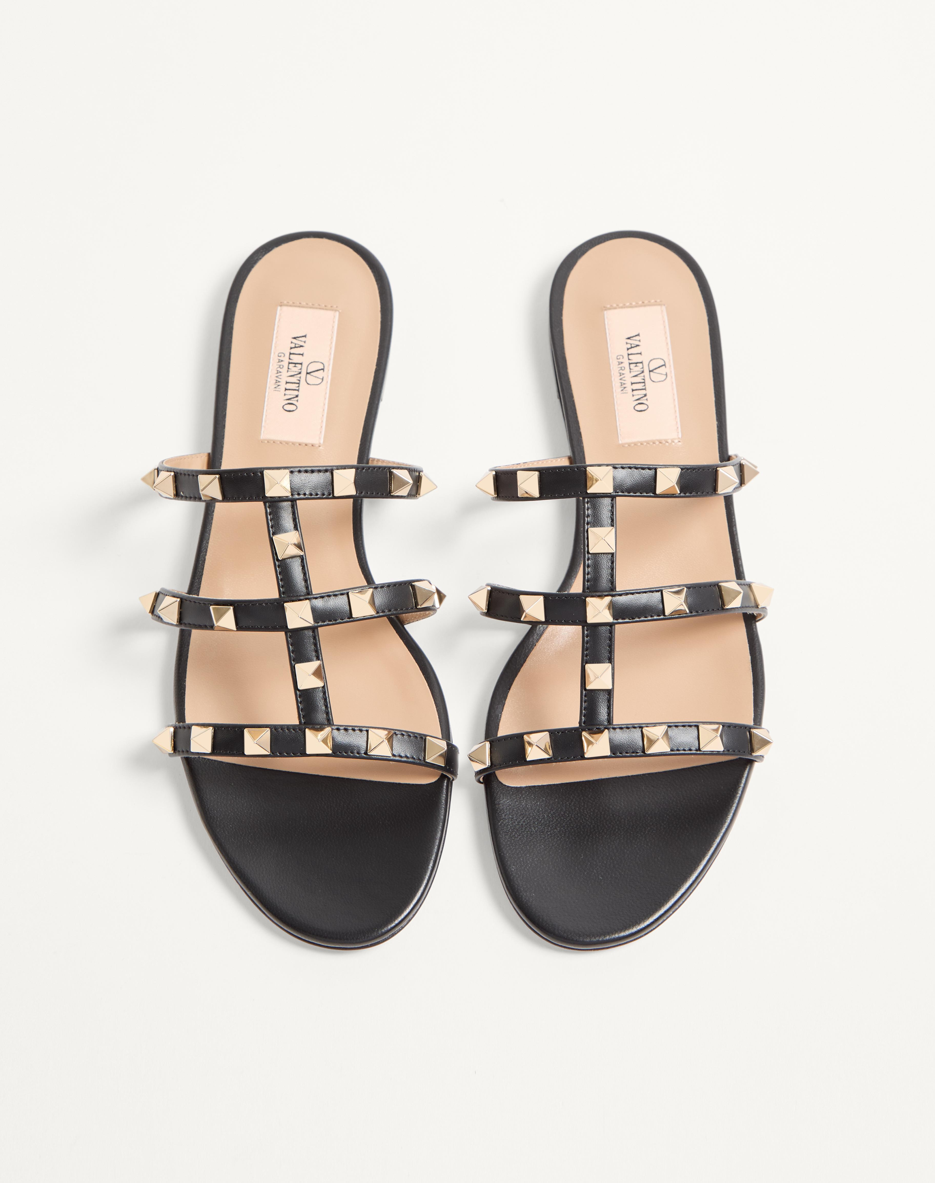 ROCKSTUD FLAT SLIDE SANDAL - 4