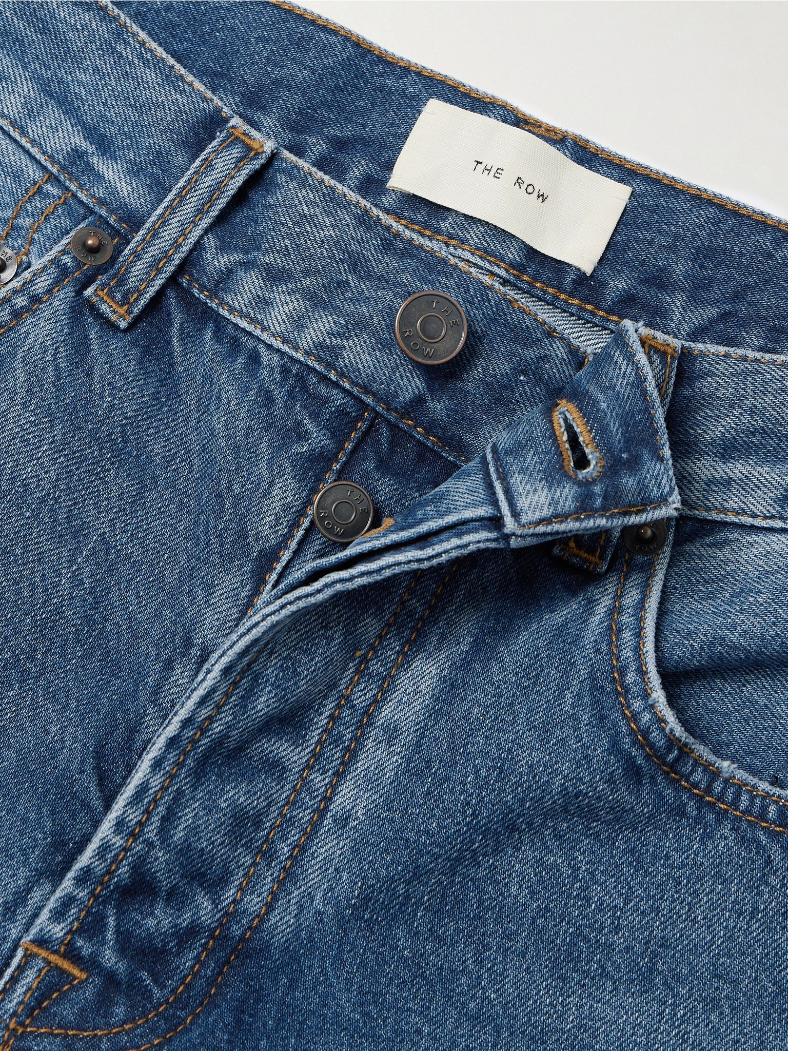 Lesley cropped straight-leg jeans Blue - 5