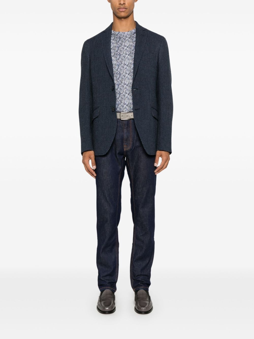 【送料&関税込】Etro Reversible Single-breasted Jacket Etro single-breasted blazer | REVERSIBLE