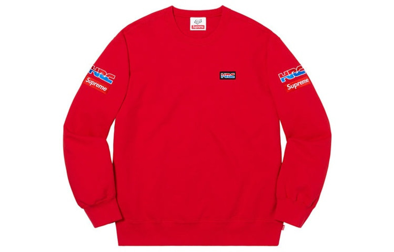 Supreme x Honda Fox Racing Crewneck 'Red' SUP-FW19-593 - 1