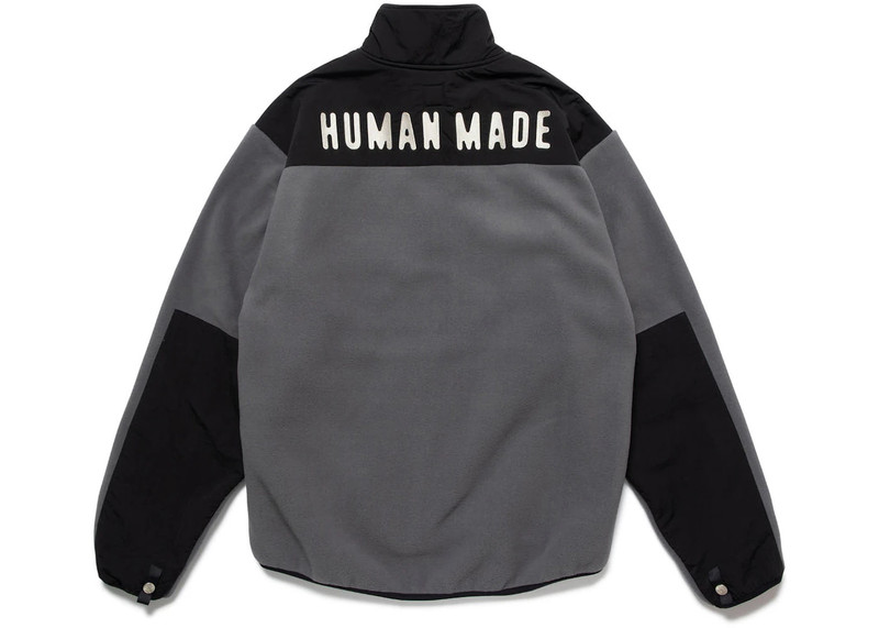 Human Made Human Made Fleece Half-Zip Pullover Grey outlook