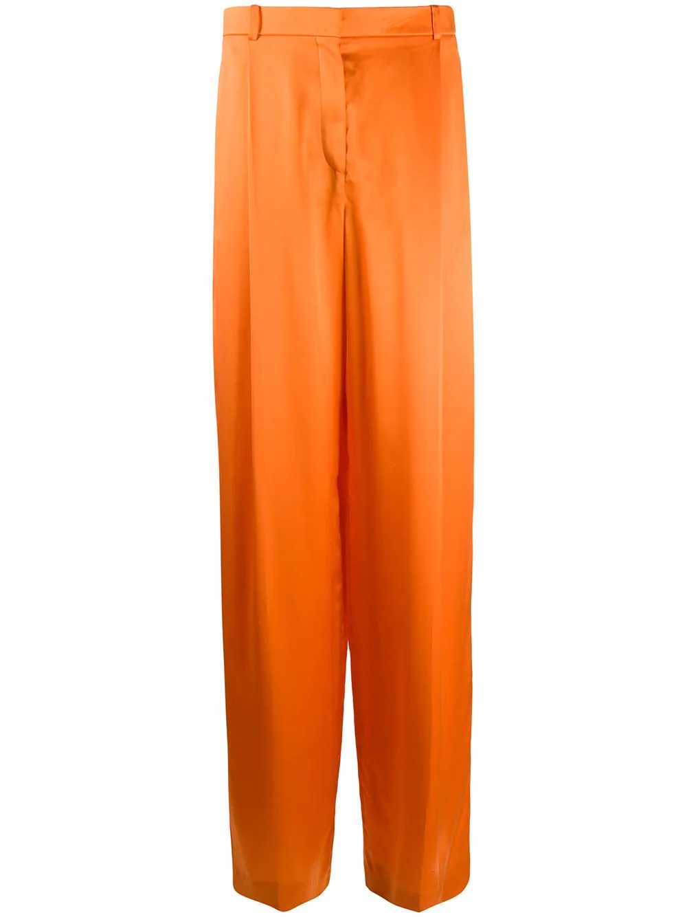 vibrant wide-leg trousers - 1