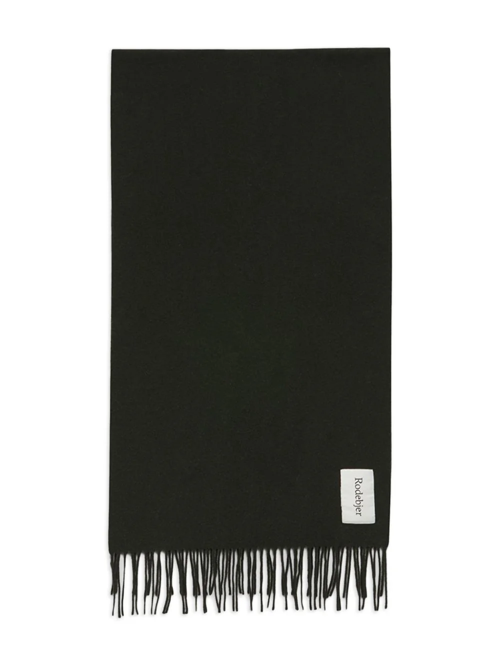 Wega fringed wool scarf - 1