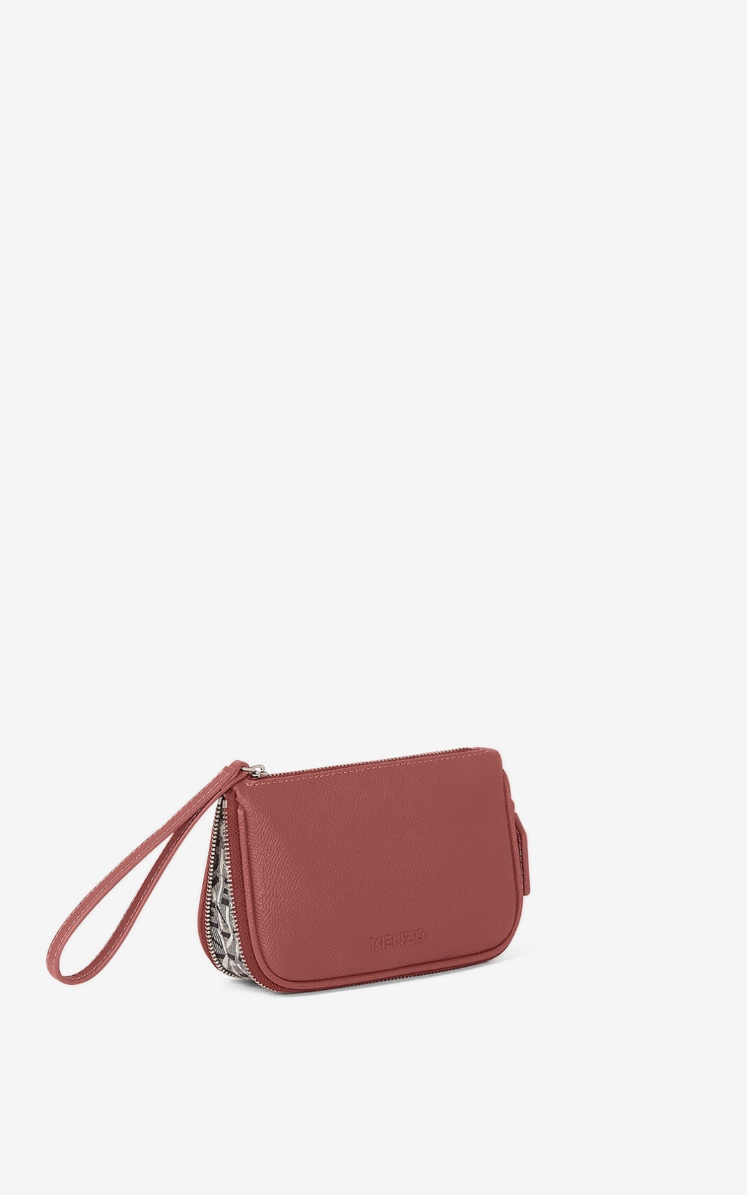 KENZO Kompact small grained leather clutch - 2