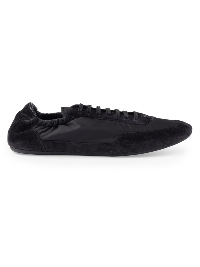 Women's Women's's Collapse Re-Nylon and Suede Sneakers - Black 1