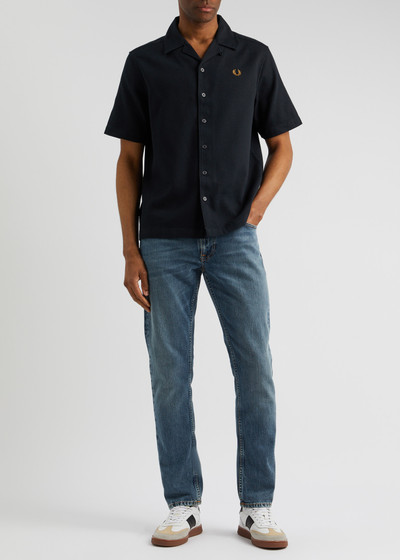 Fred Perry Logo-embroidered cotton shirt outlook