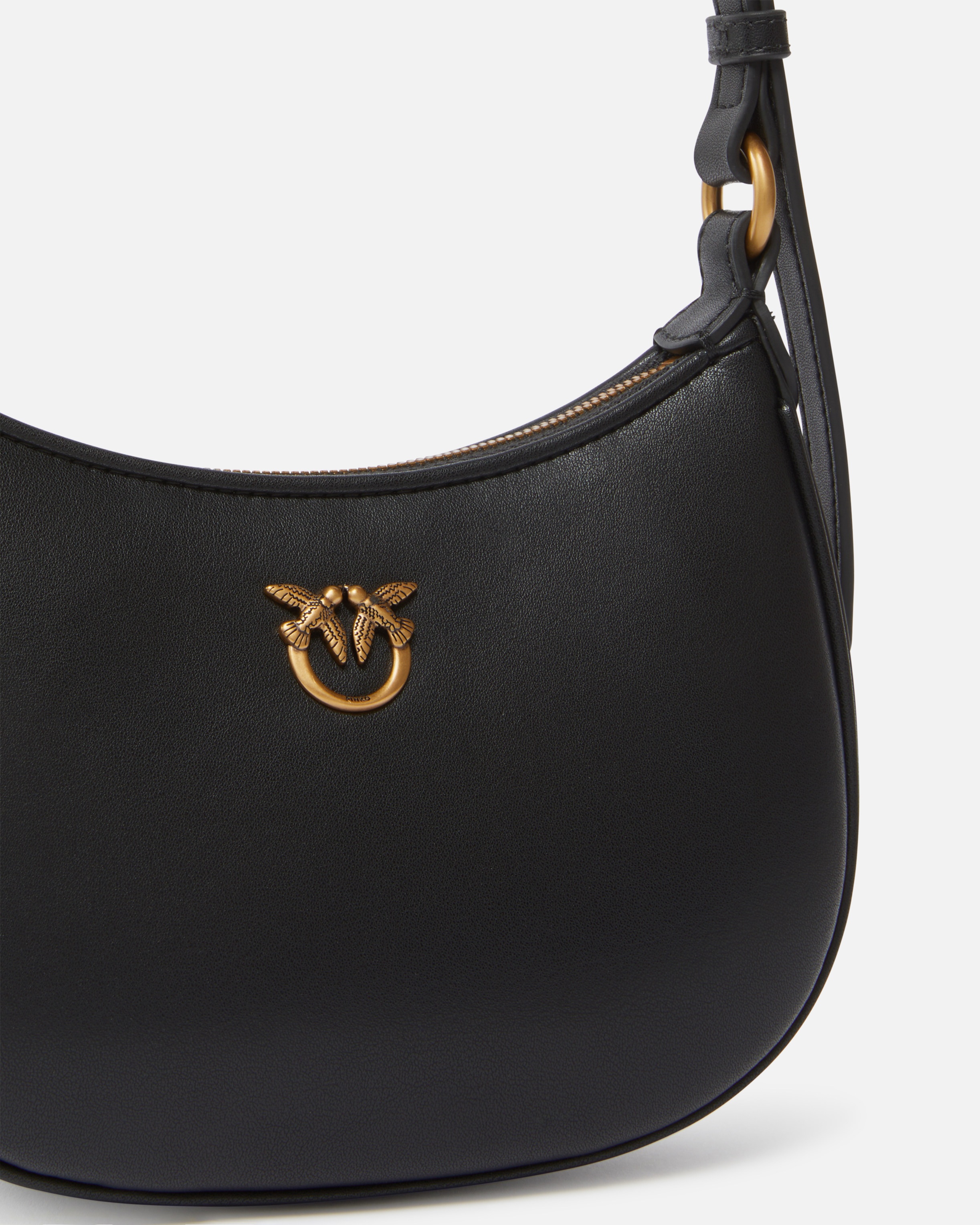 HALF MOON BABY LEATHER SHOULDER BAG - 3