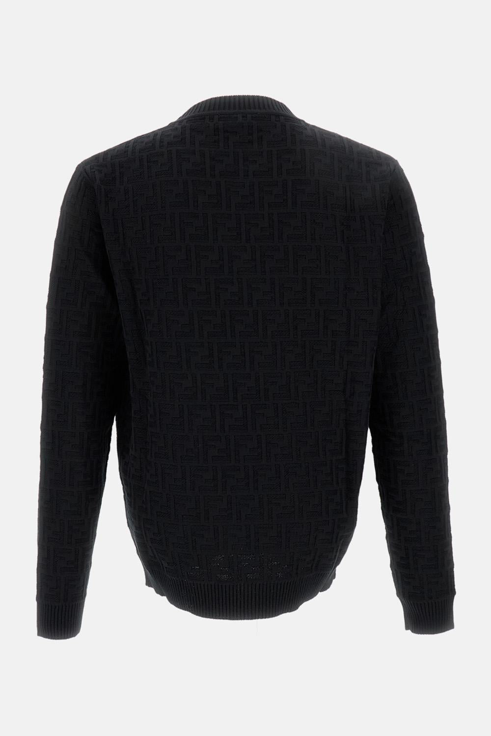 Sweater with 'FF' pattern - 3