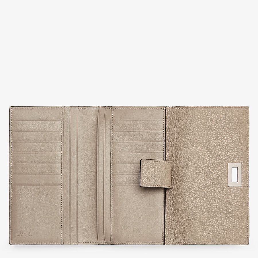 Beige leather wallet - 4