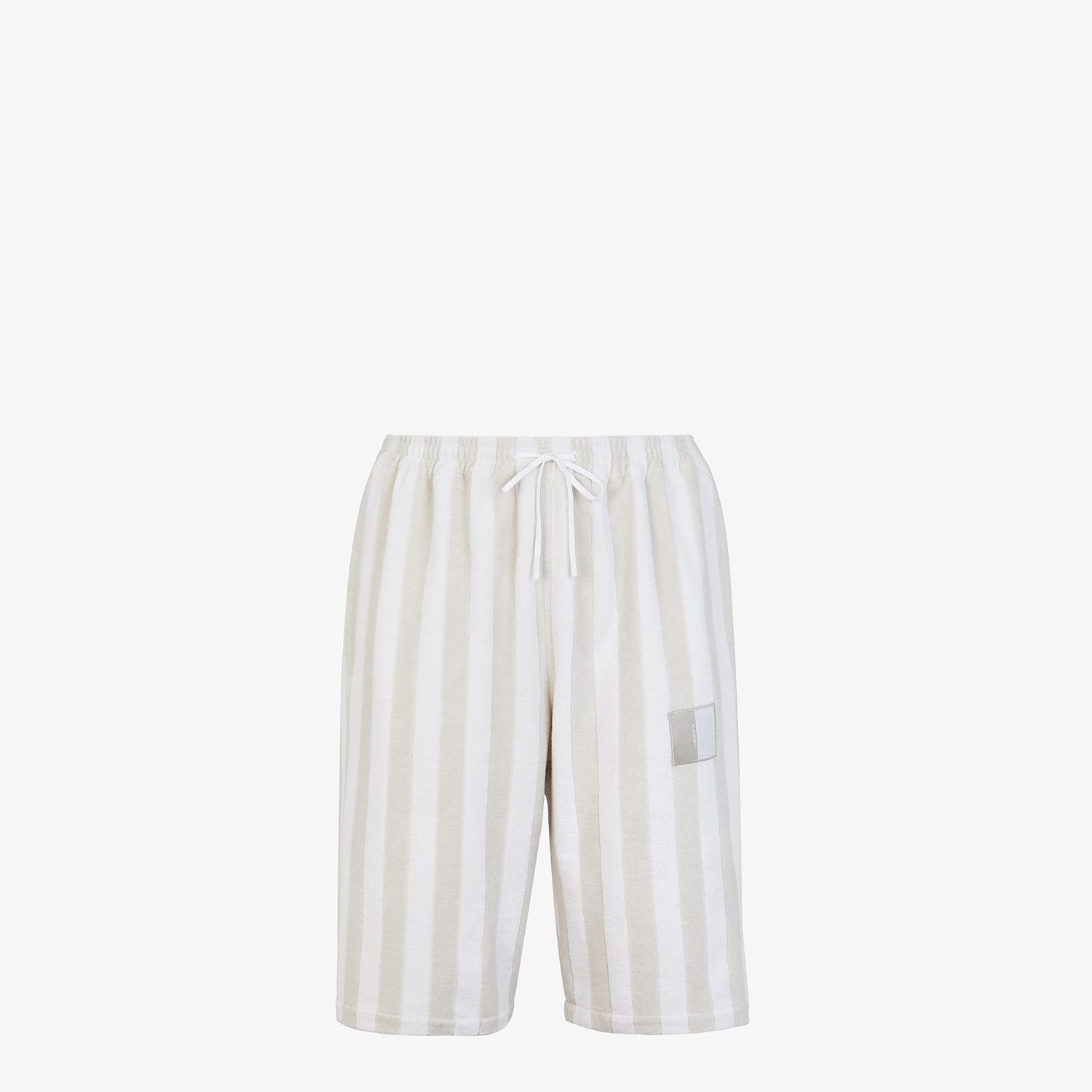 White cotton Bermudas - 1