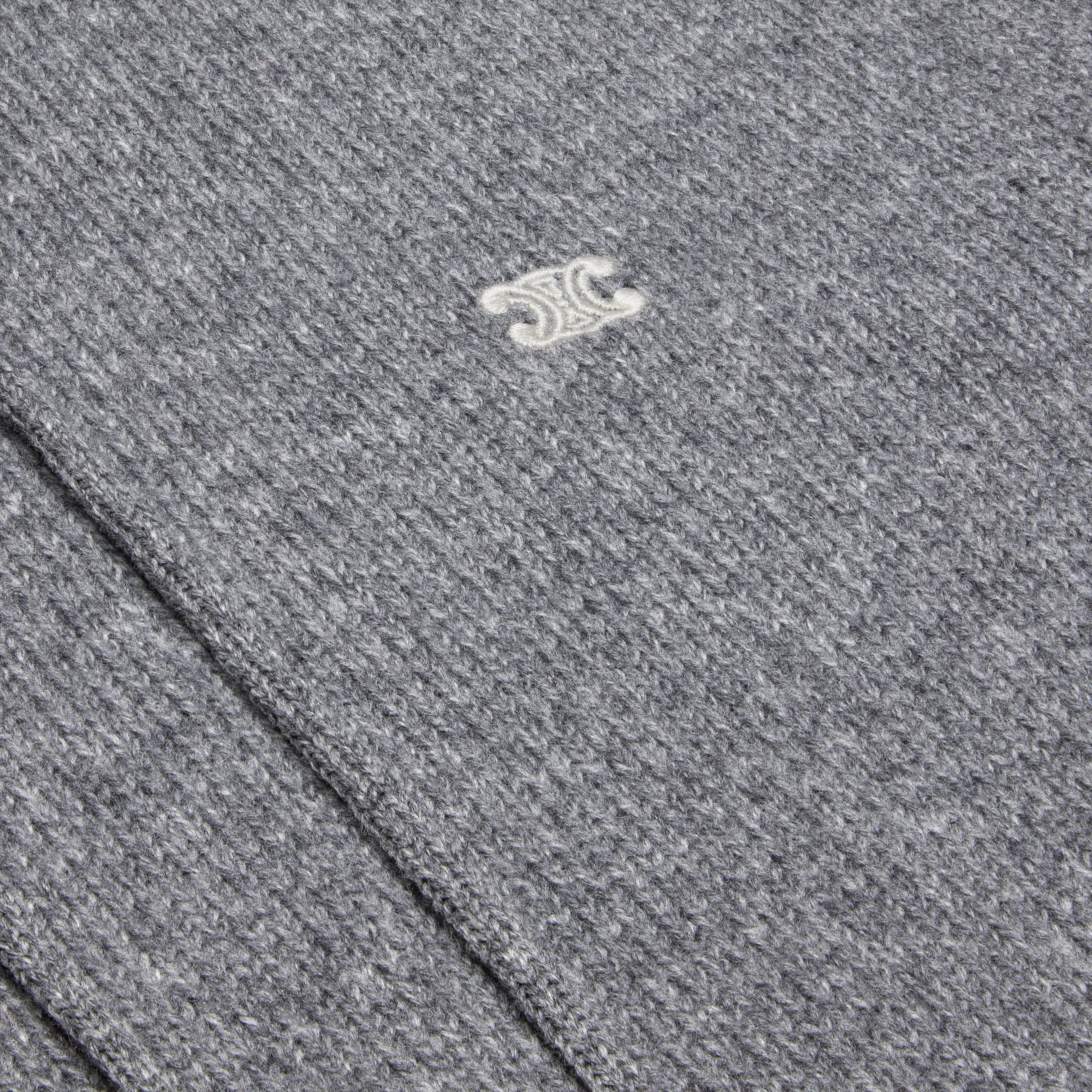 triomphe hooded sweater in cashmere wool - 4