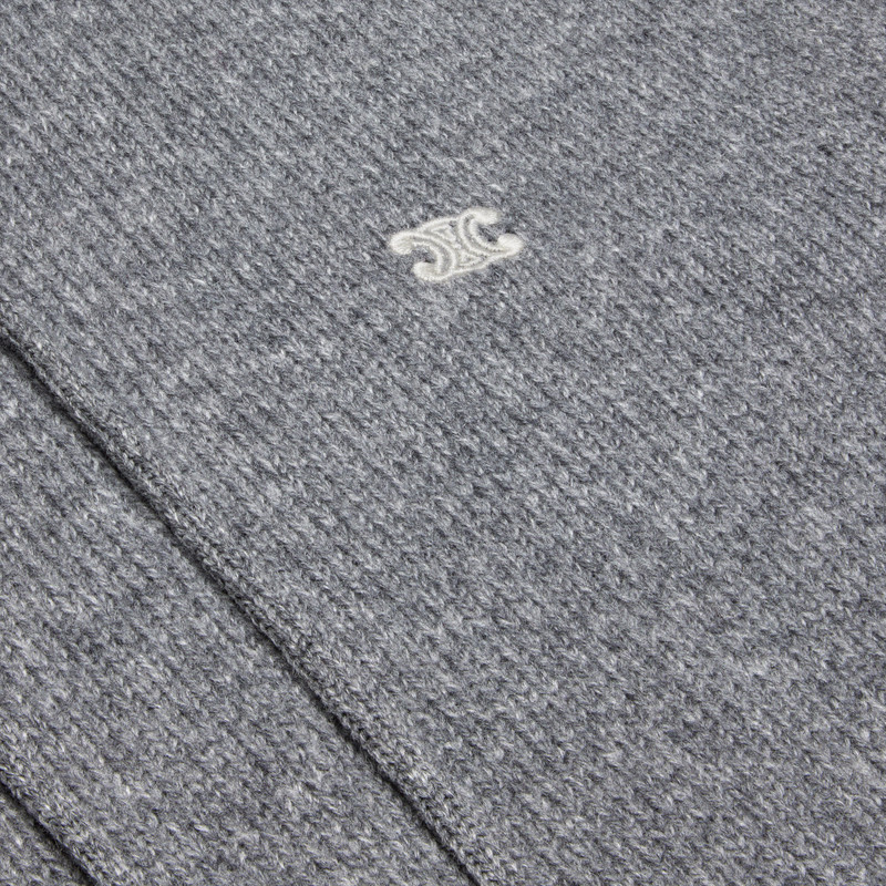 triomphe hooded sweater in cashmere wool 4