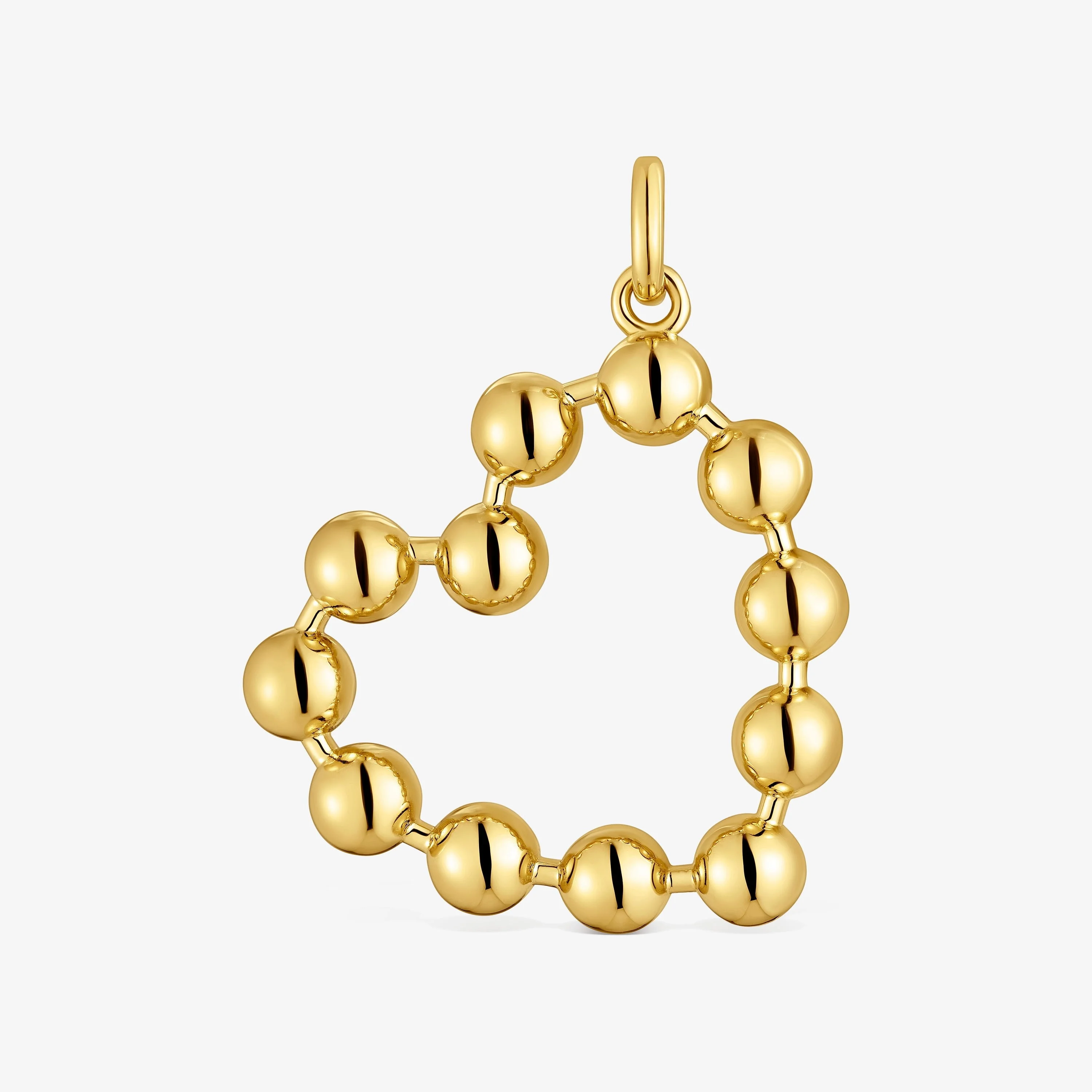 Heart Pendant with 18K gold vermeil Sugar Party - 1